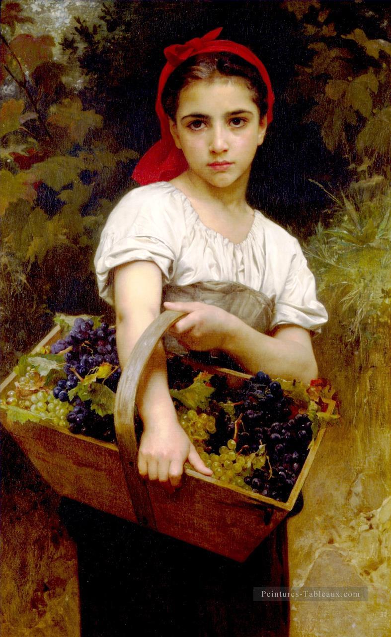Vendangeuse réalisme William Adolphe Bouguereau Peintures à l'huile